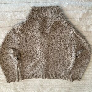 Brooks Brothers XL Camel and Cream Scottish Cashmere Men's Sweater Coat